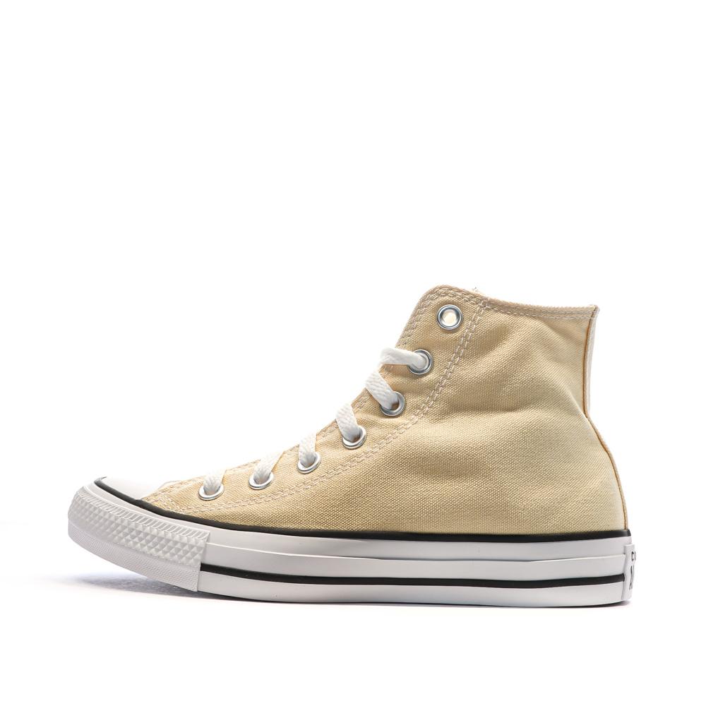 Baskets Jaunes Mixte Converse Chuck Taylor All Star vue 2