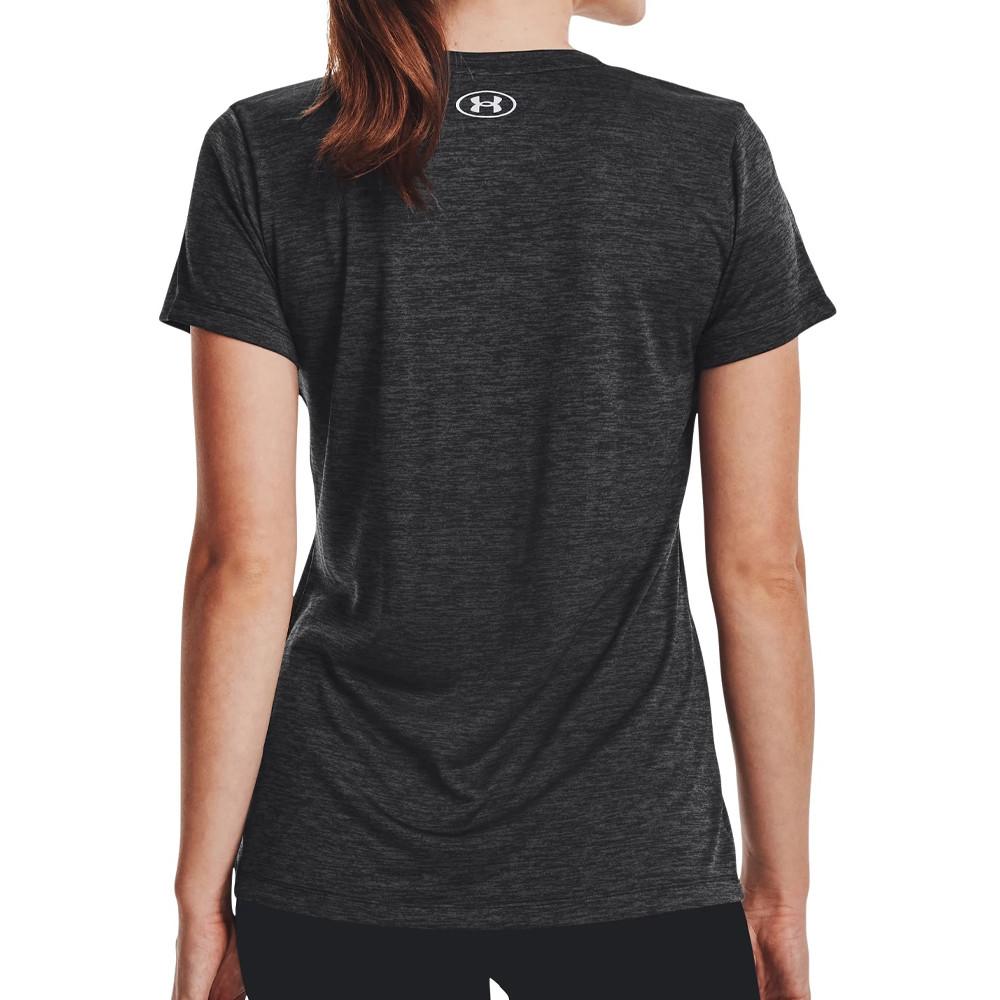 T-shirt Noir Femme Under Armour Tech Twist vue 2