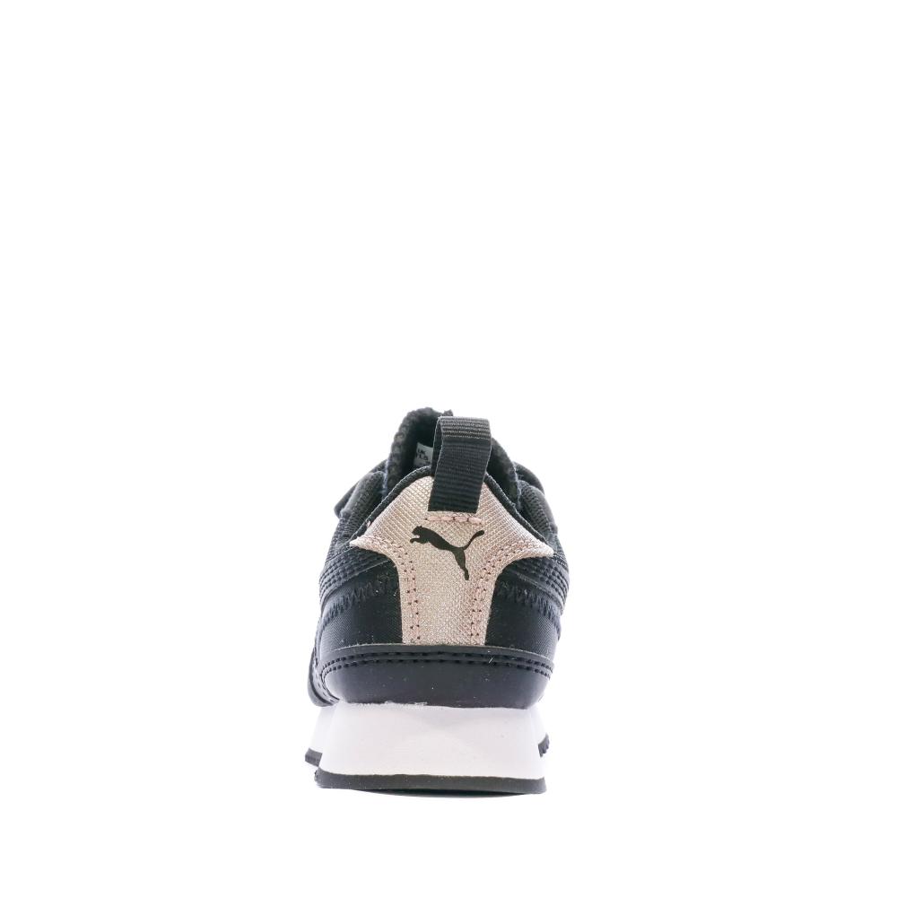 Baskets Noir Fille Puma Metallic V vue 3