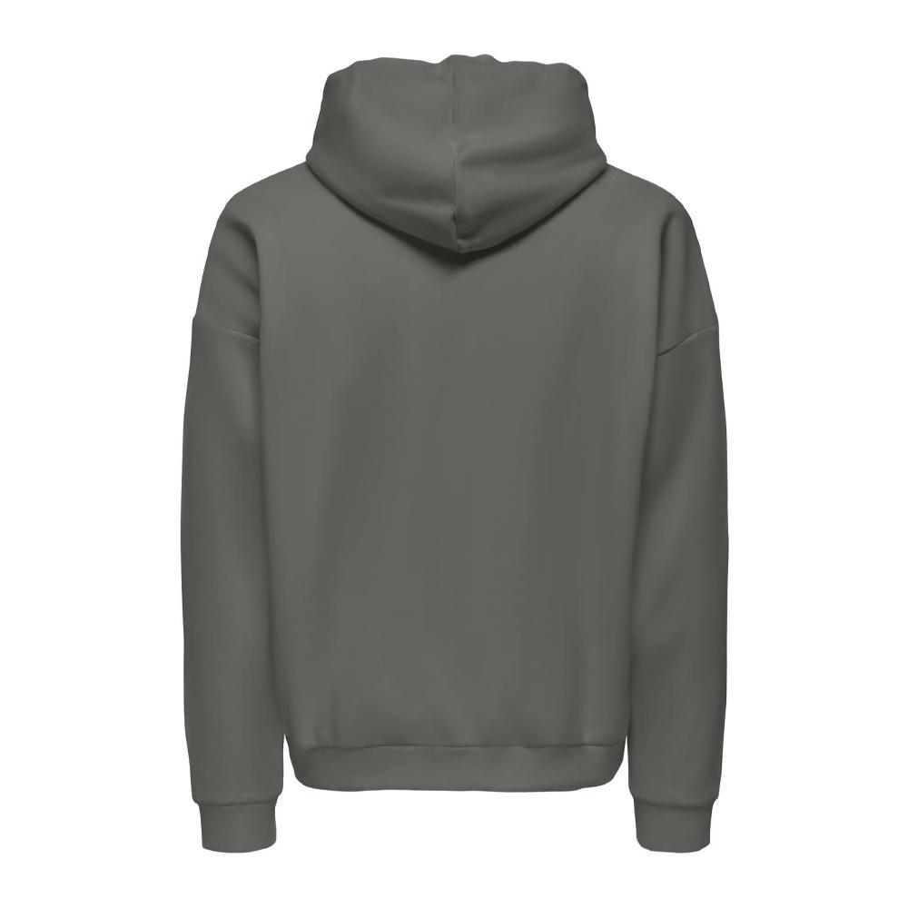 Sweat Zippé Kaki Homme Only & Sons Chase vue 2