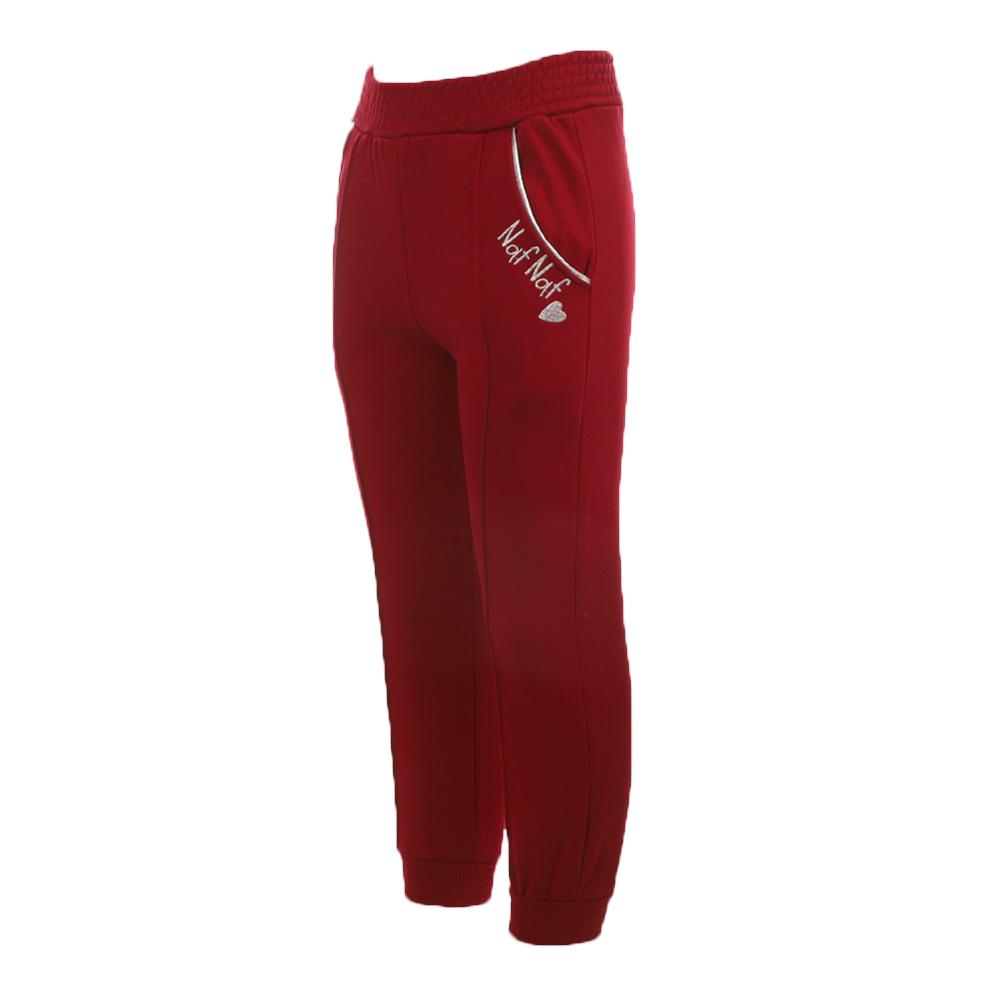 Jogging Bordeaux Fille Naf Naf 1812 pas cher