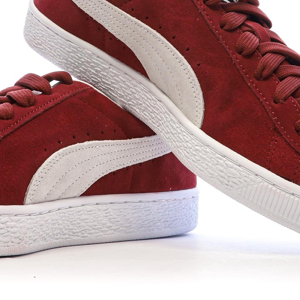 Baskets Bordeaux Mixte Puma Suede Classic XXL vue 7