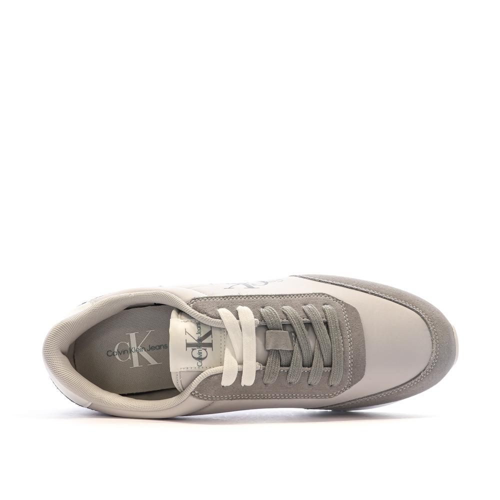 Baskets Blanches/Grises Homme Calvin Klein Jeans YM0YM00746-O<G vue 4