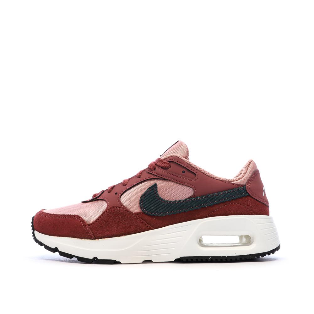 Baskets Bordeaux Femme Nike Air Max SC SE pas cher