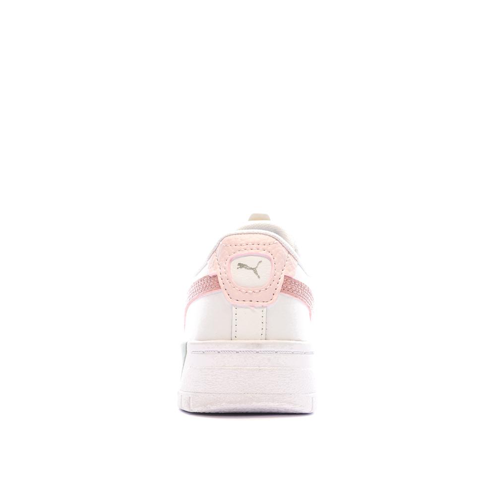 Baskets Blanches/Rose Fille Puma Cali Dream Pastel vue 3