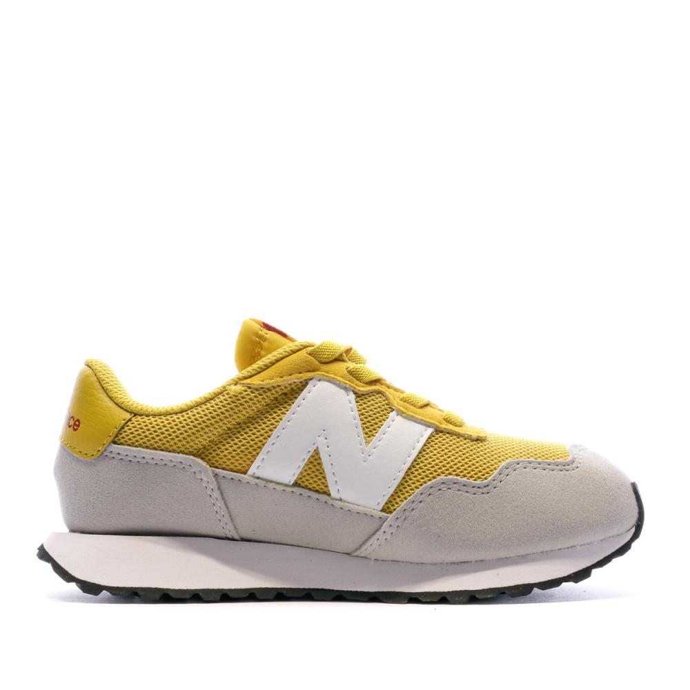 Baskets Jaune Garçon New Balance PH237 vue 2