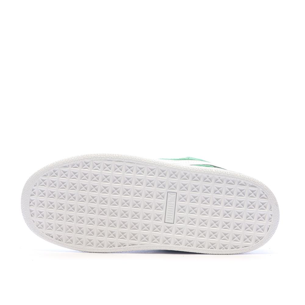 Baskets Verte Femme Puma Suede XL vue 5