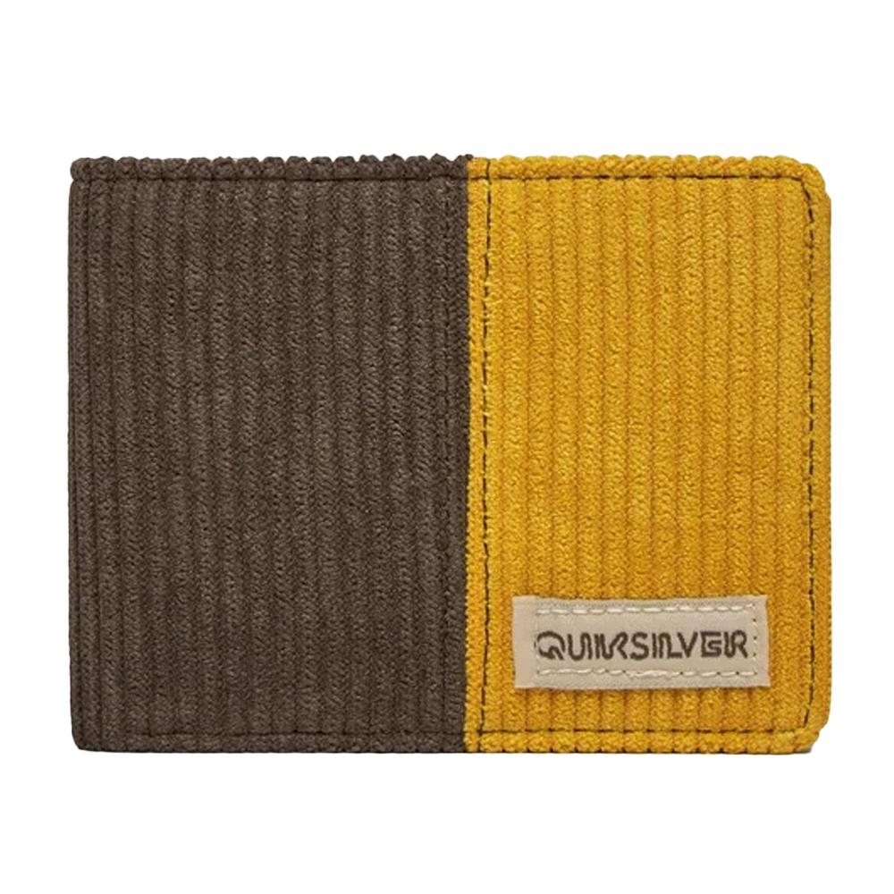 Portefeuille Kaki/Jaune Homme Quiksilver Cord pas cher