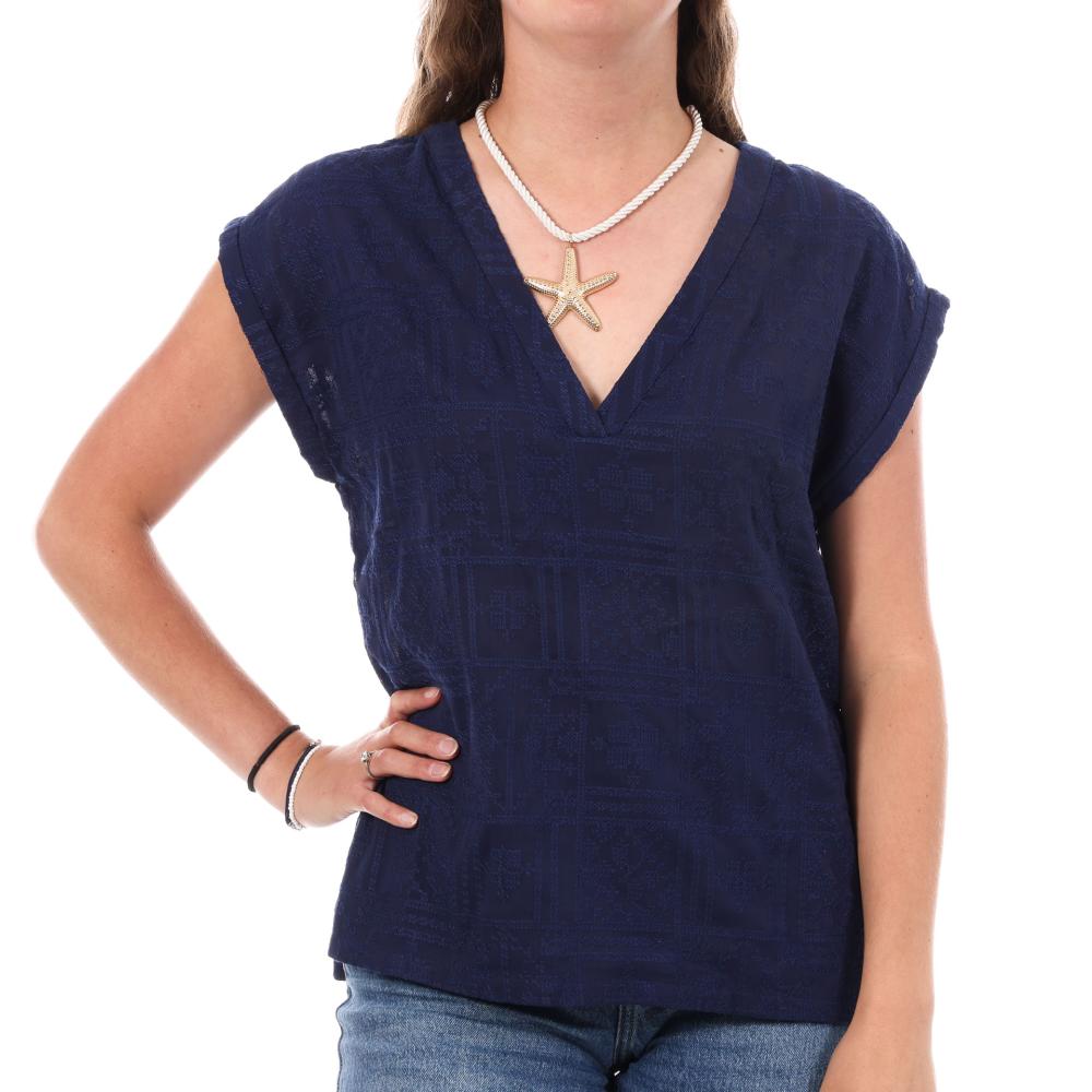 T-shirt Marine Femme Teddy Smith Tildo pas cher