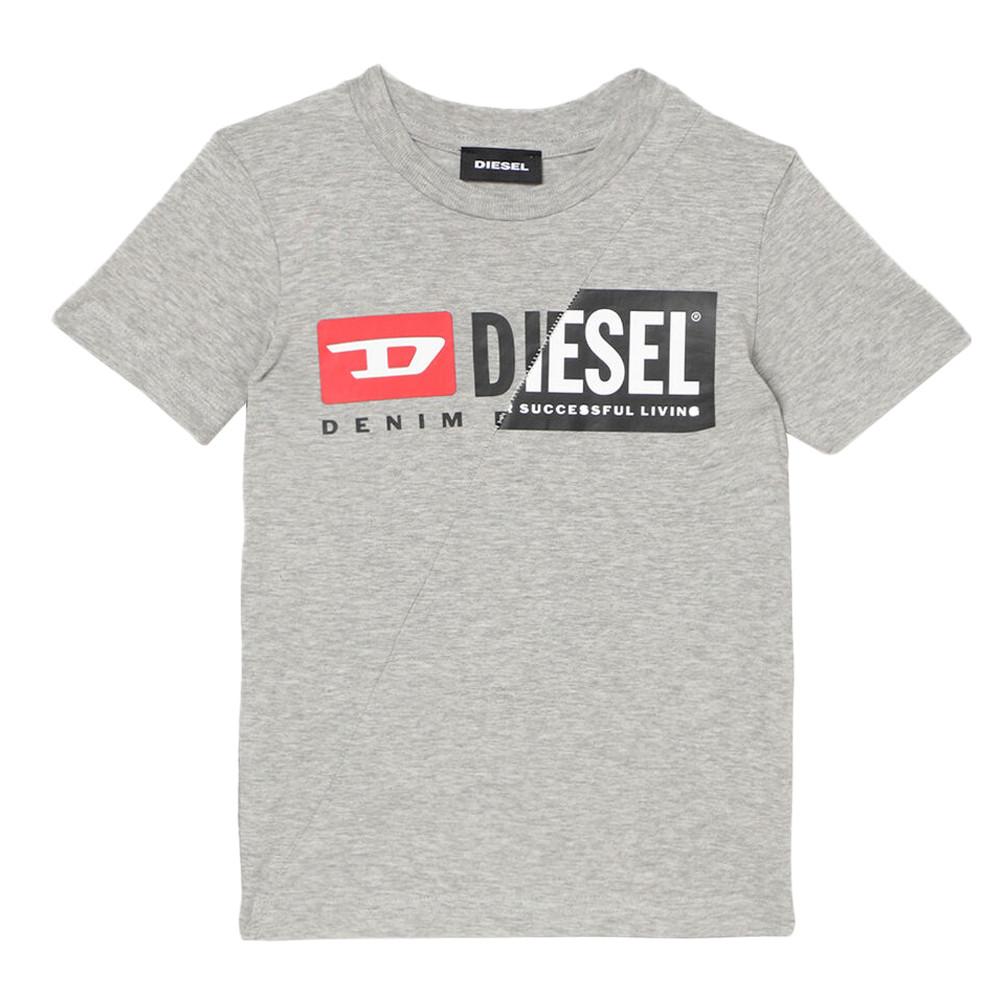 T-shirt Gris Bébé Garçon Diesel Maglietta pas cher