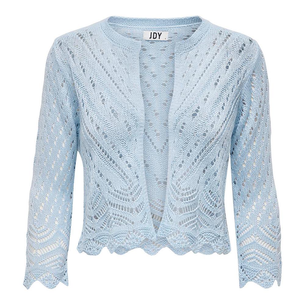 Cardigan Bleu Femme JDY Sun 3/4 Cropped vue 2
