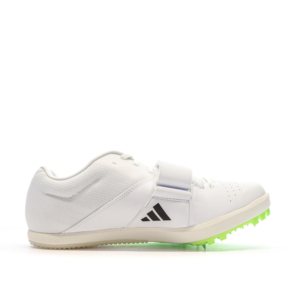 Chaussures d'Athlétisme Blanches Homme Adidas Jumpstar vue 2