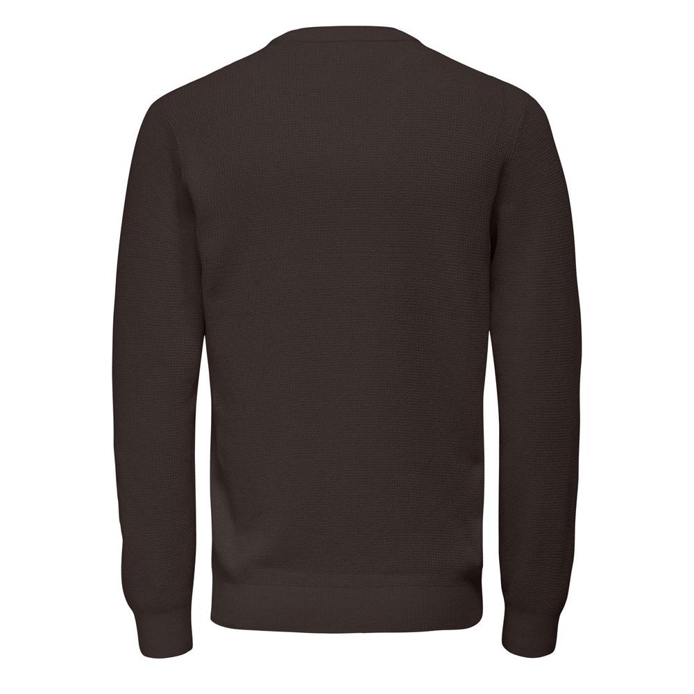 Pull Noir Homme Only & Sons Life vue 2