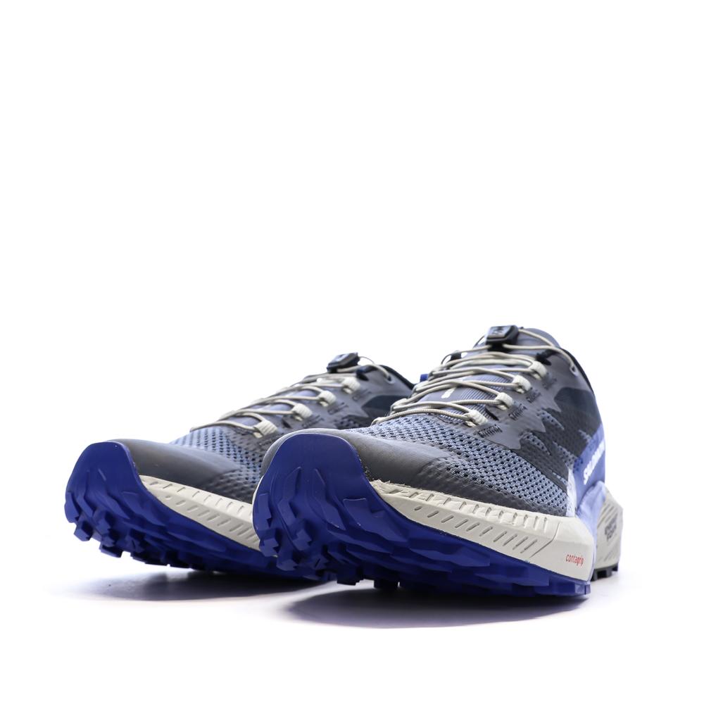 Chaussures de Trail Gris/Bleu Homme Salomon Sense Ride 5 vue 6