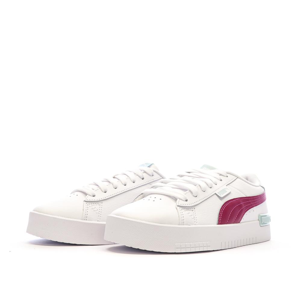 Baskets Blanches/Bordeaux Femme Puma Jada 381990-02 vue 6