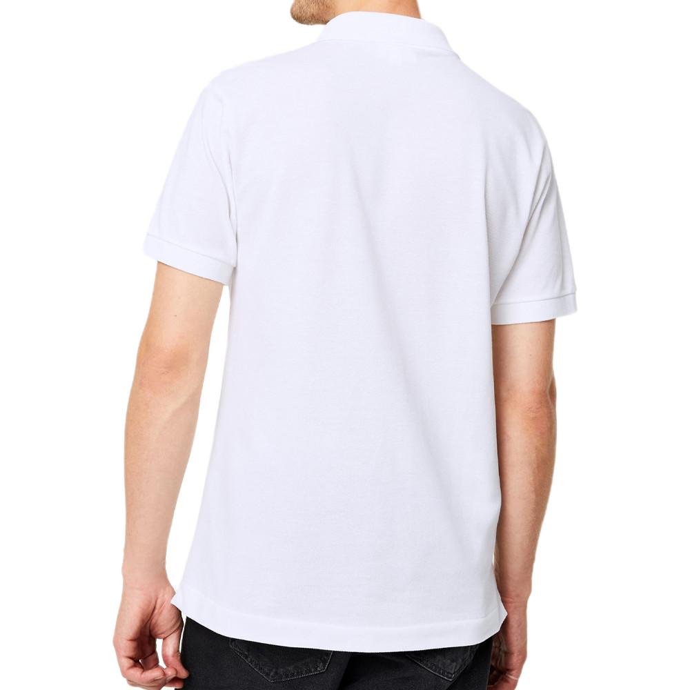 Polo Blanc Homme Lacoste L12.12 vue 2