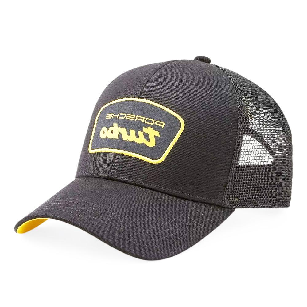 Casquette Noir/Jaune Homme Puma Trucker Porsche pas cher