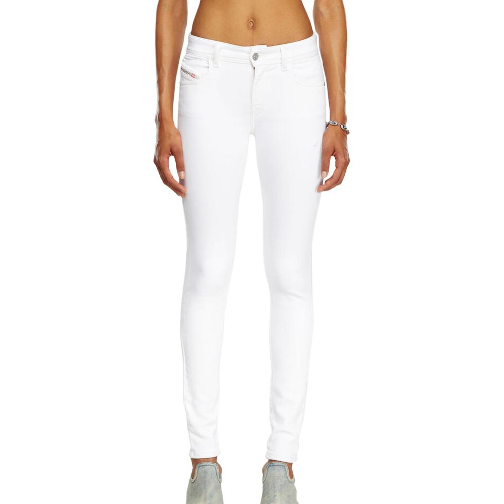 Jean Slim Blanc Femme Diesel 2015 Babhila pas cher