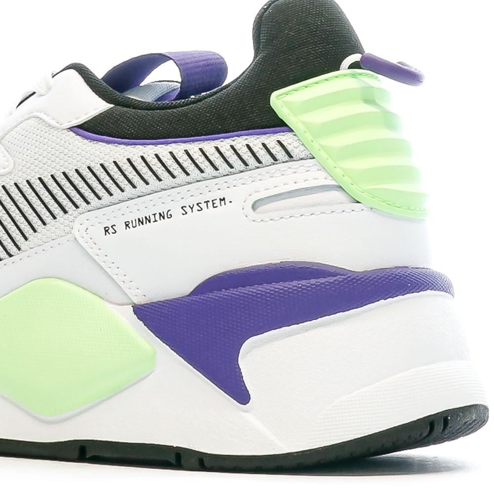 Baskets Blanche/Verte Homme Puma Rs-x Geek vue 7