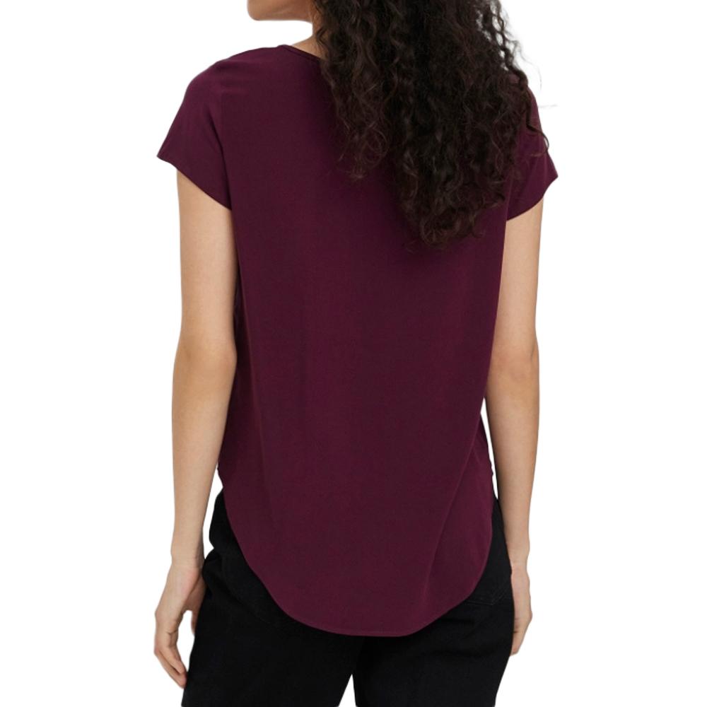 Blouse Bordeaux Femme Vero Moda  10248152 vue 2