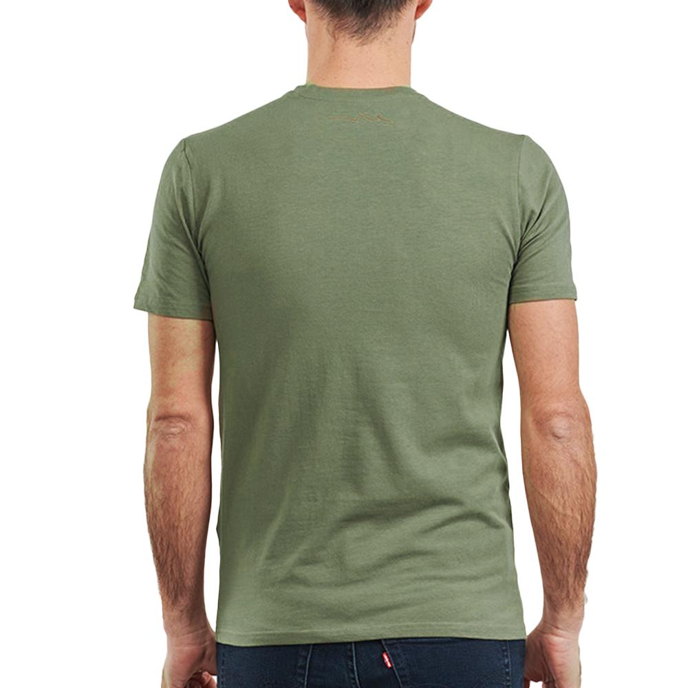 T-shirt Kaki Homme Teddy Smith Tawax 2 vue 2