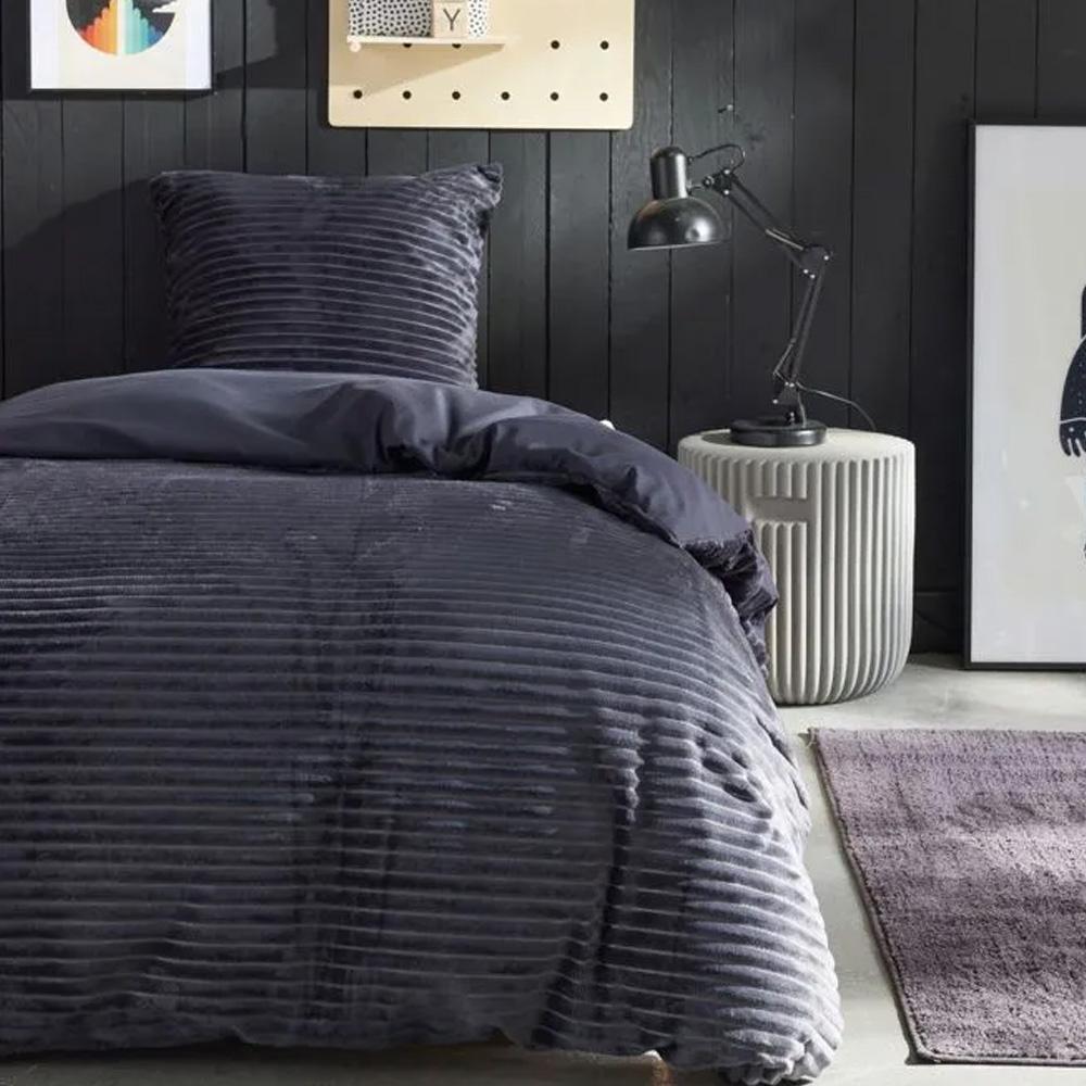 Parure de lit Gris Today 140x200cm pas cher