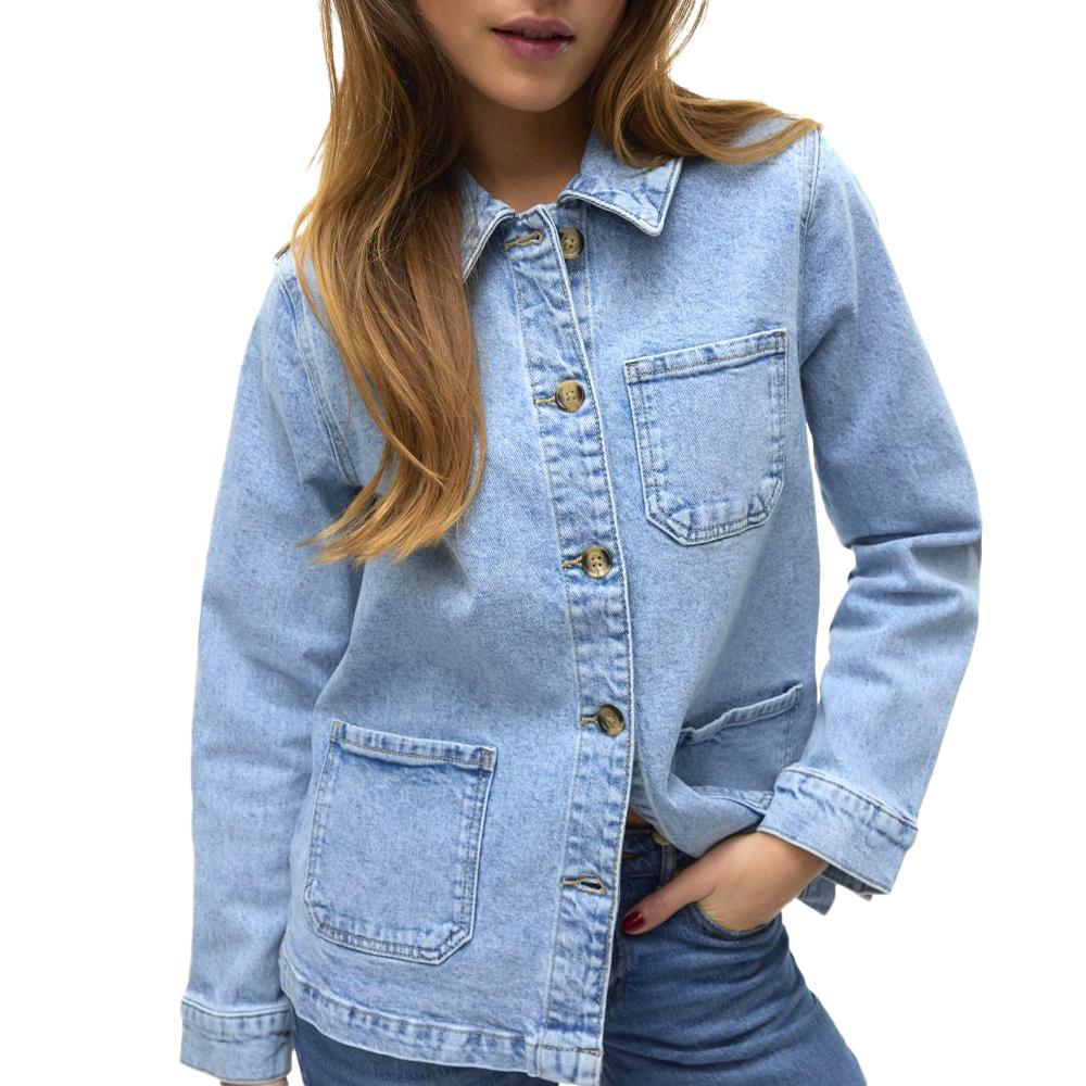 Veste Bleu Femme Vero Moda Kissely pas cher