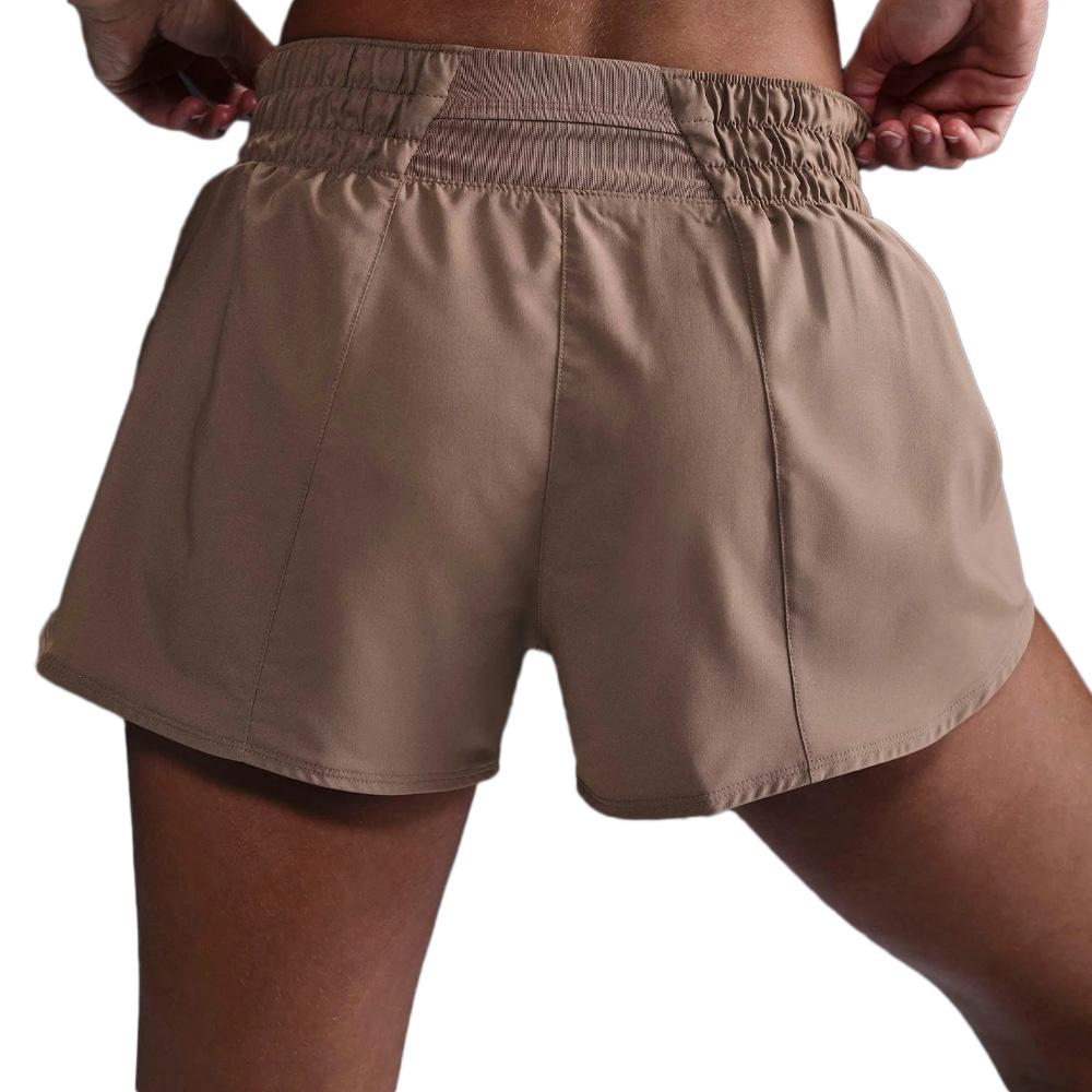 Short Marron Femme Nike One Df vue 2