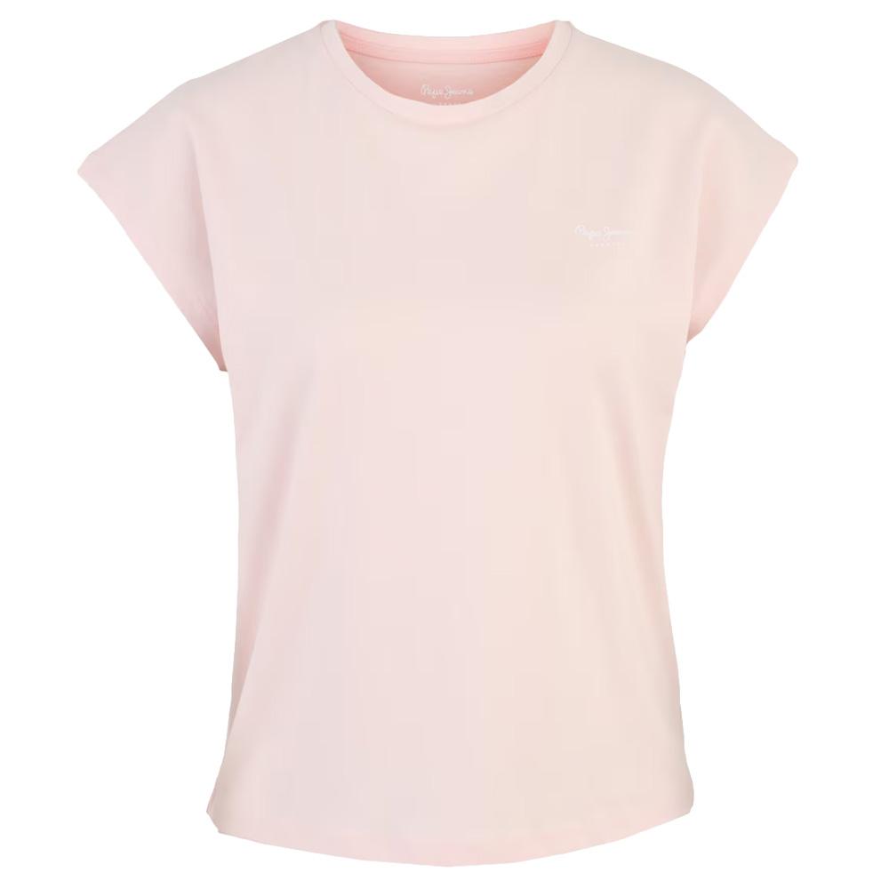 T-Shirt Hellrosa Frau Pepe jeans PL506037 Ansicht 2