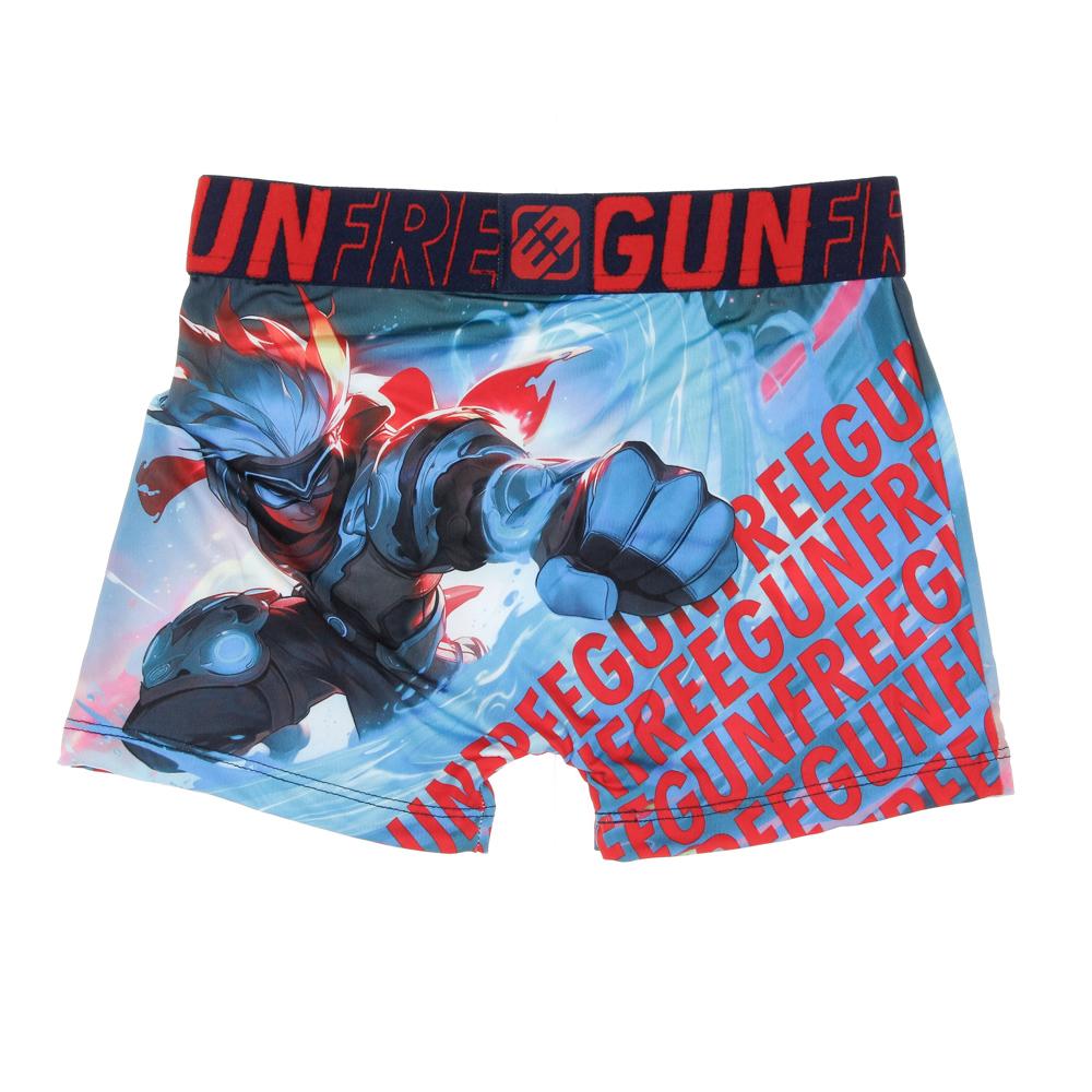 Boxer Bleu/Rouge à Imprimés Garçon Freegun POW vue 2