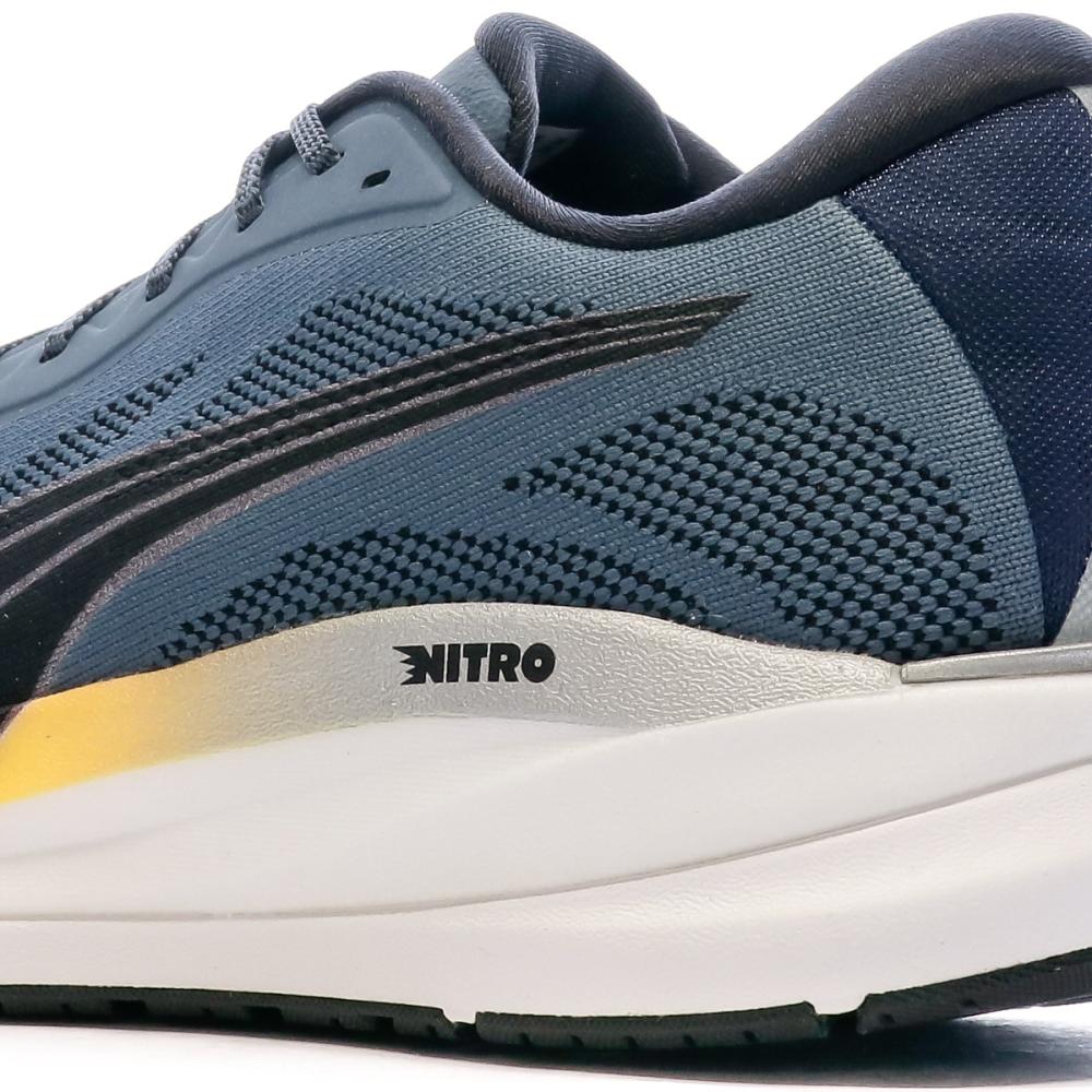 Chaussures De Running Bleu Homme Puma Magnify Evening vue 7