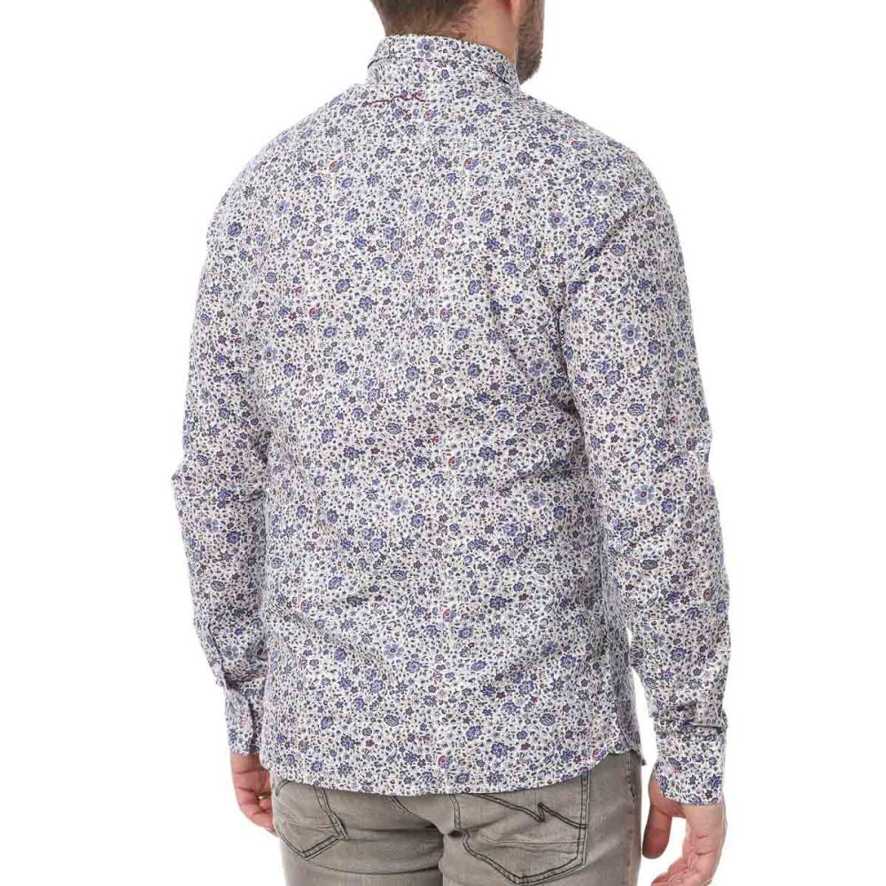 Chemise Manches Longues Blanche Homme Teddy Smith Carton vue 2