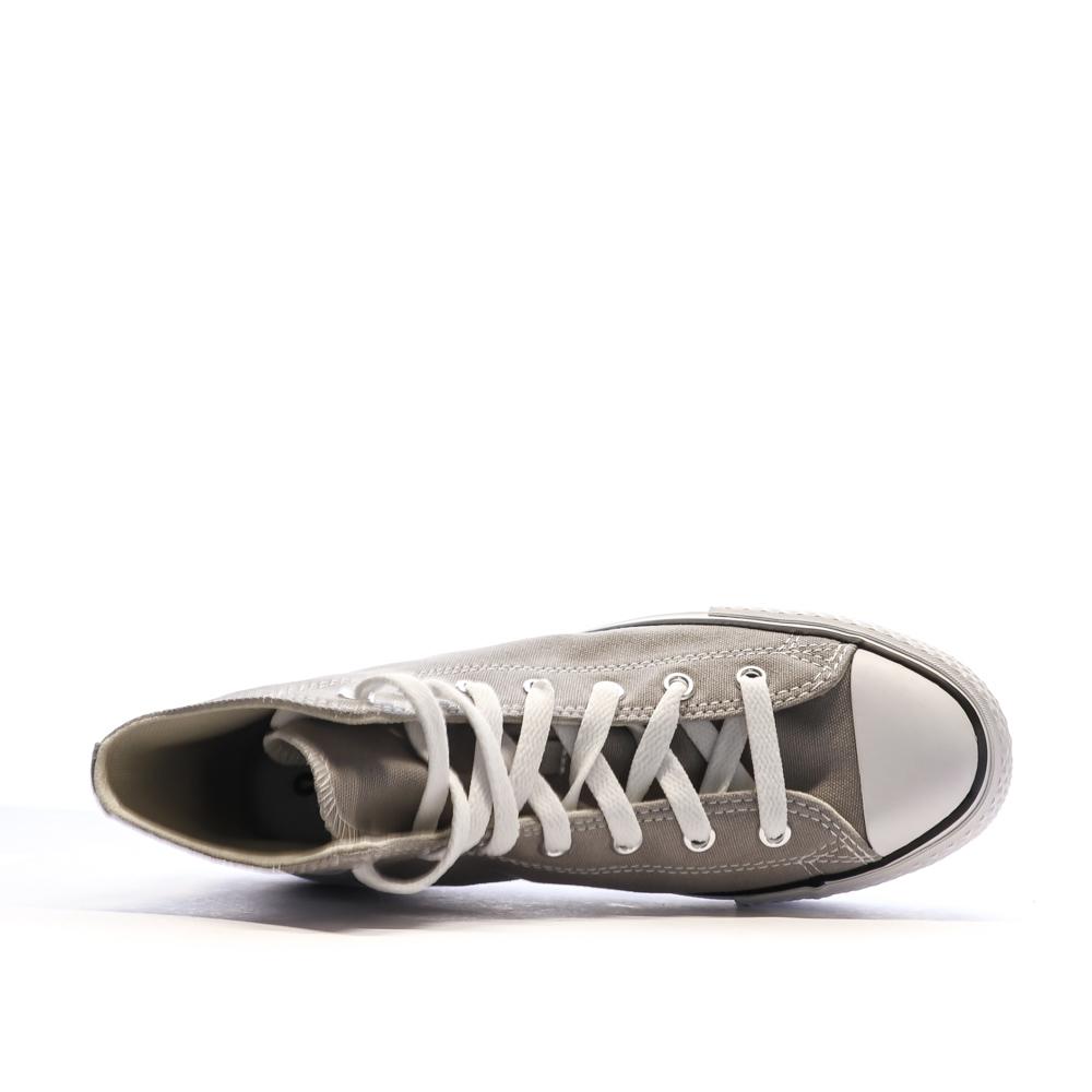 Baskets Grises Femme/Fille Converse Chuck Taylor All Star Eva vue 4