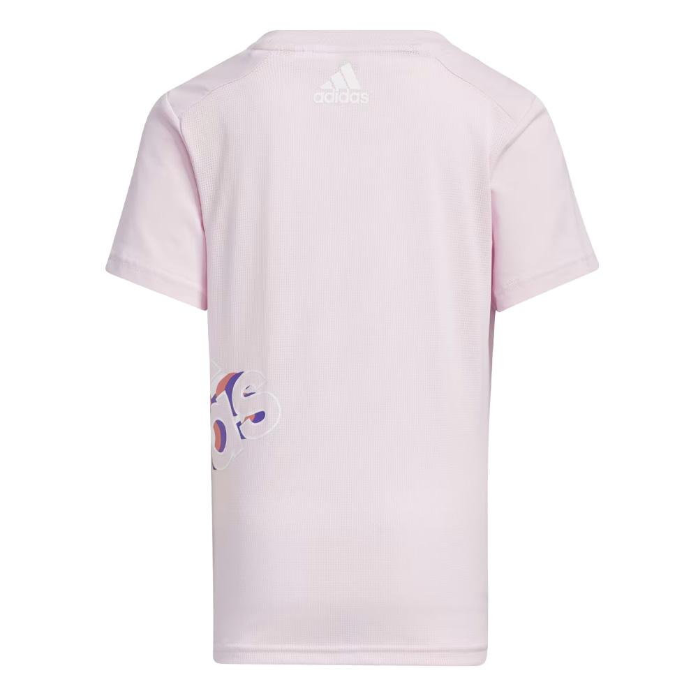 Adidas Logo T-shirt Set for Girls in Pink and Black Photo of the Espace des Marques %store% store - view of %key%