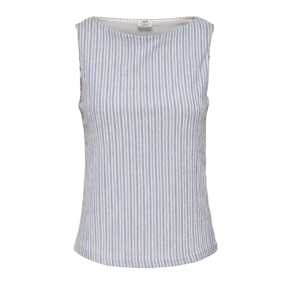 Top Blanc/Bleu Femme JDY Ocean pas cher