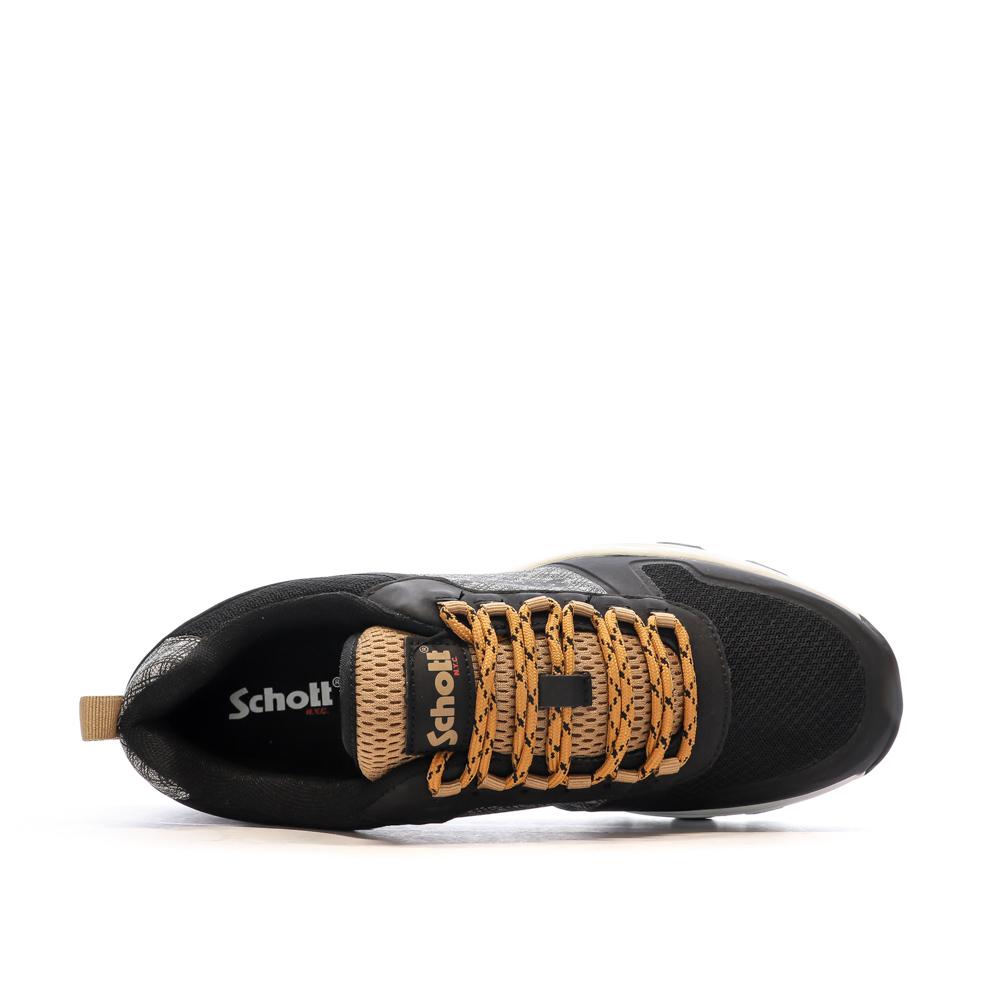 Baskets Noir Homme Schott Chambi vue 4