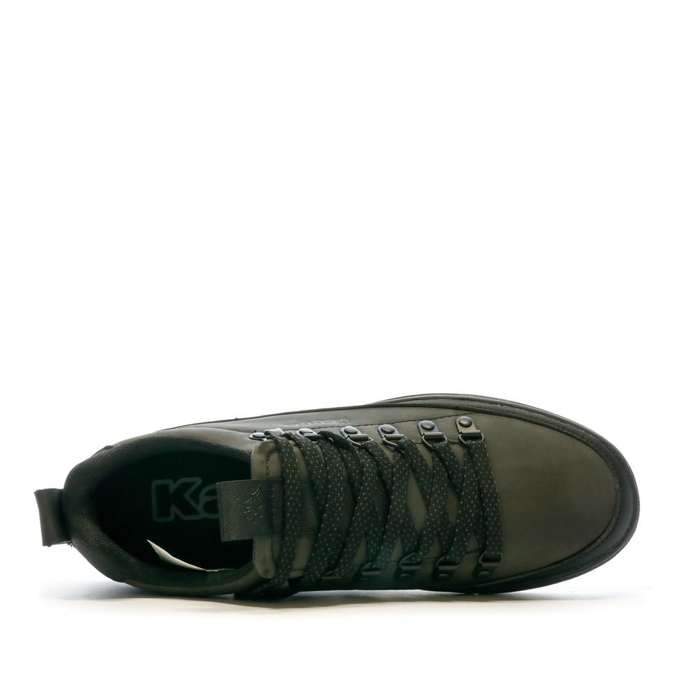 Baskets Noires Homme Kappa Lacedelli vue 4