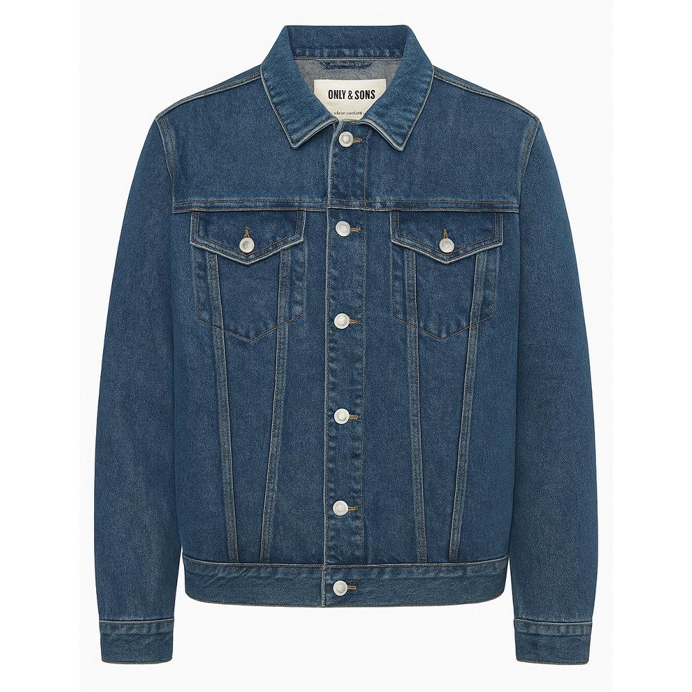 Veste en Jean Bleu Homme Only & Sons Zach pas cher