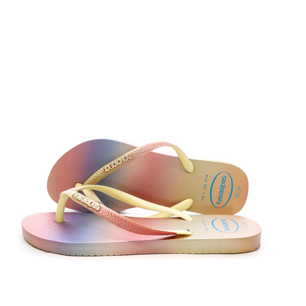 Tongs Multicolores Femme Havaianas Hav Slim Gradient Sun pas cher