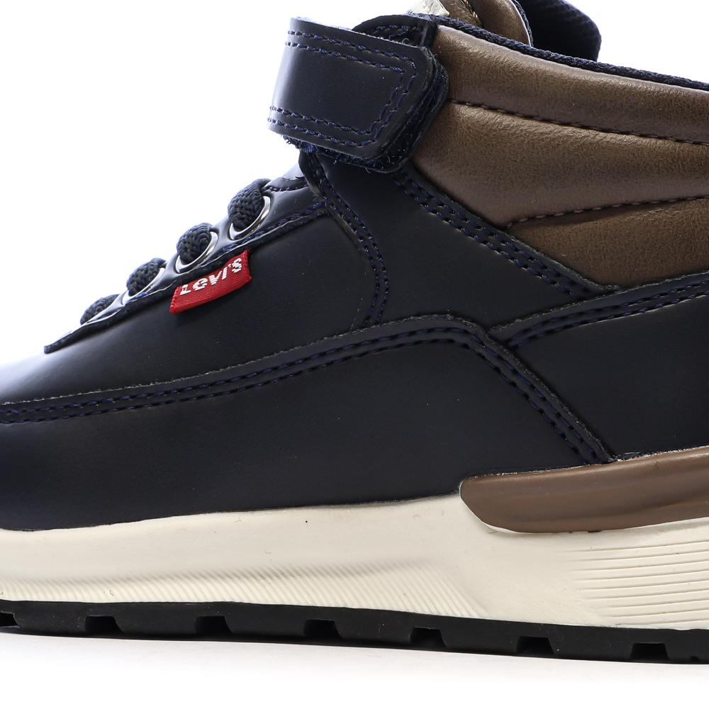 Baskets Noires/Marrons Garçon Levi's Ascot vue 7