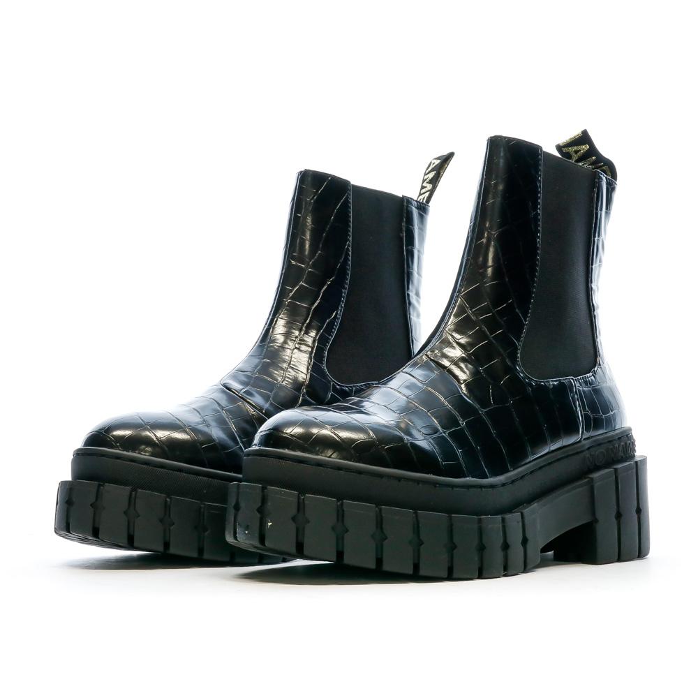 Bottines Noir Femme NO Name Kross Chelsea vue 5