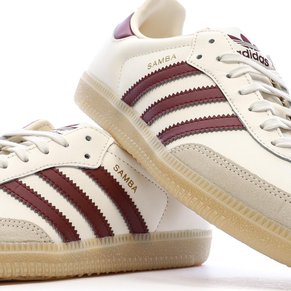 Adidas Samba Écru/Bordeaux Femme OG vue 7