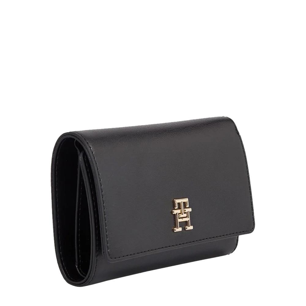 Coffret Portefeuille/Porte-clés Noir Femme Tommy Hilfiger Med Flap vue 2