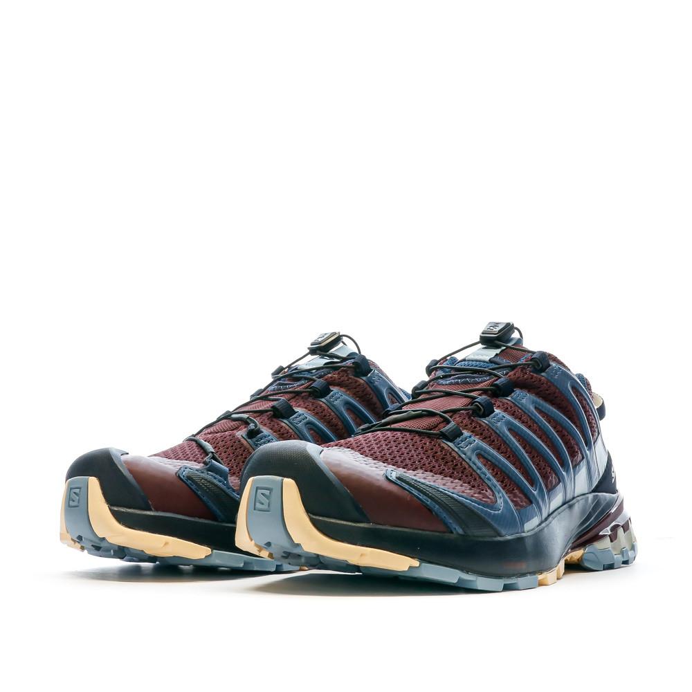 Chaussures de Trail Bordeaux/Bleu Femme Salomon Xa Pro 3d V8 W vue 6