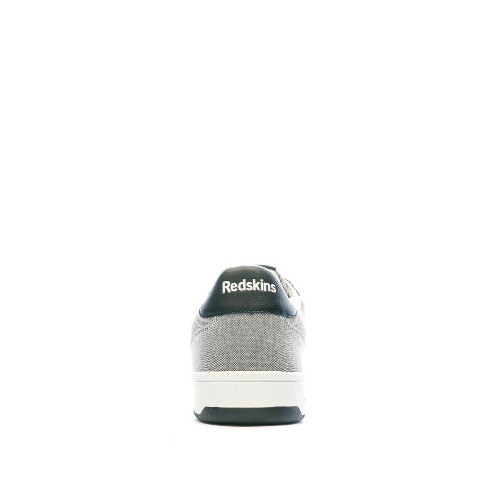 Baskets Grises Homme Redskins Gunran vue 3