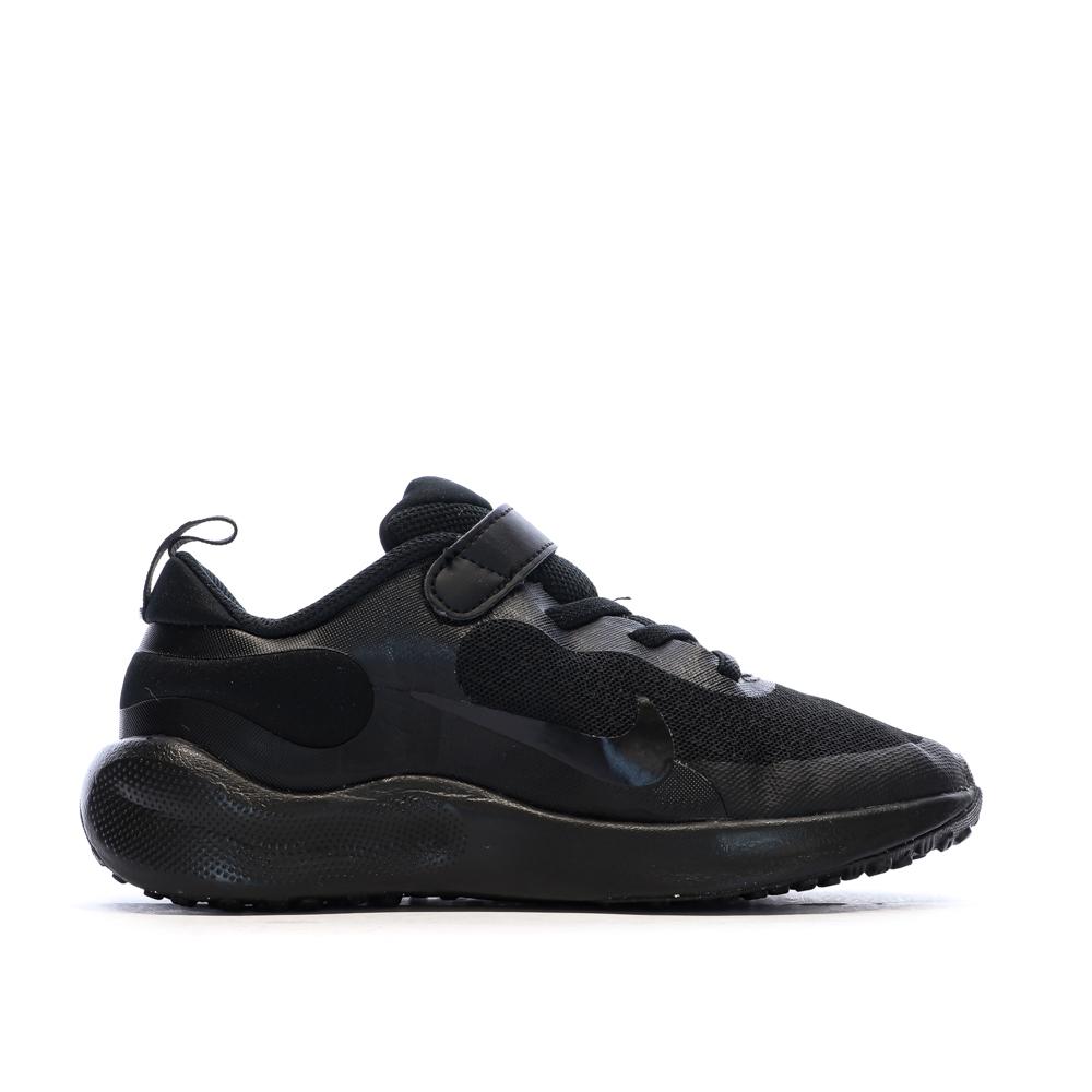 Baskets Noires Garçon Nike Revolution 7 vue 2