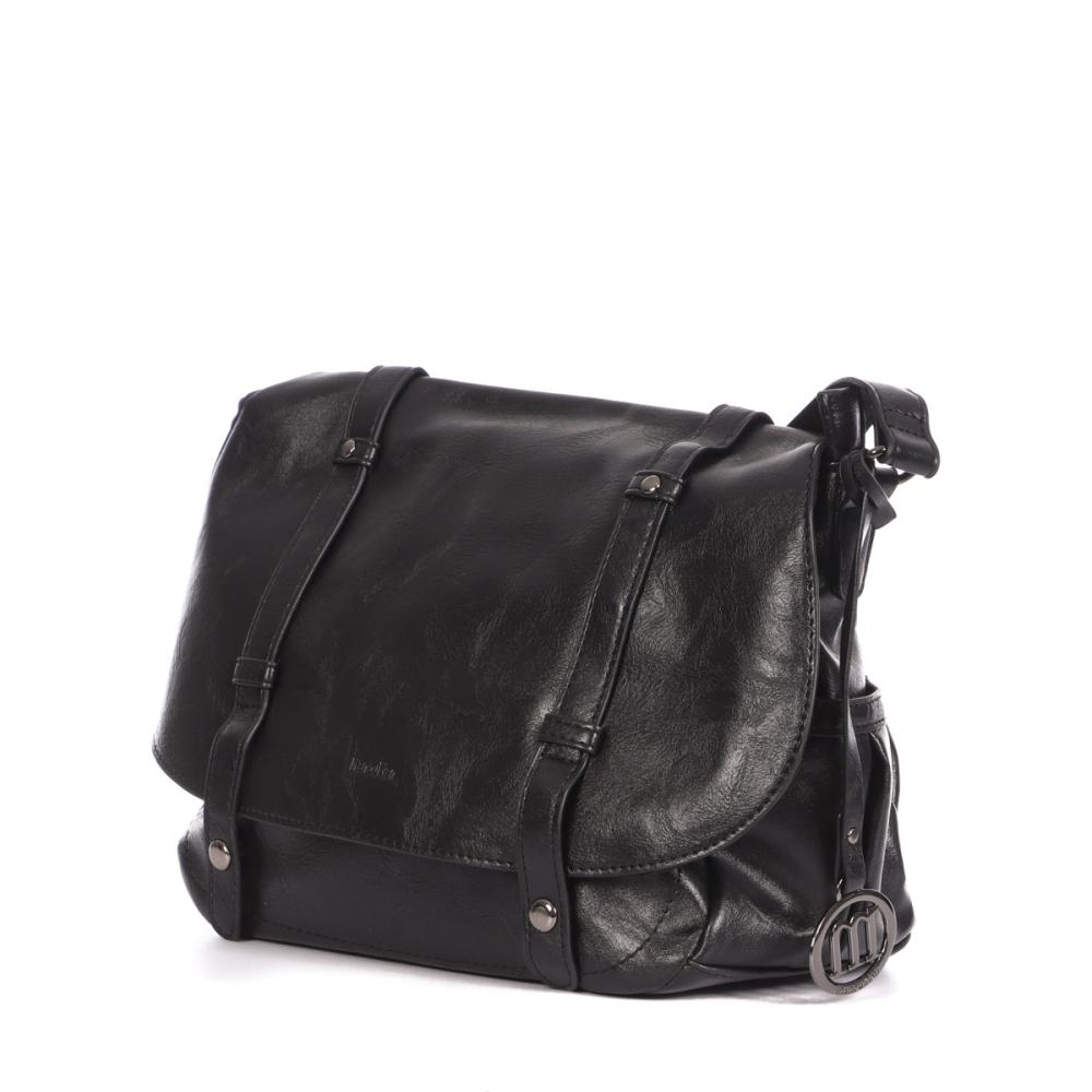 Sac bandoulière Noir femme Manoukian Dina vue 3