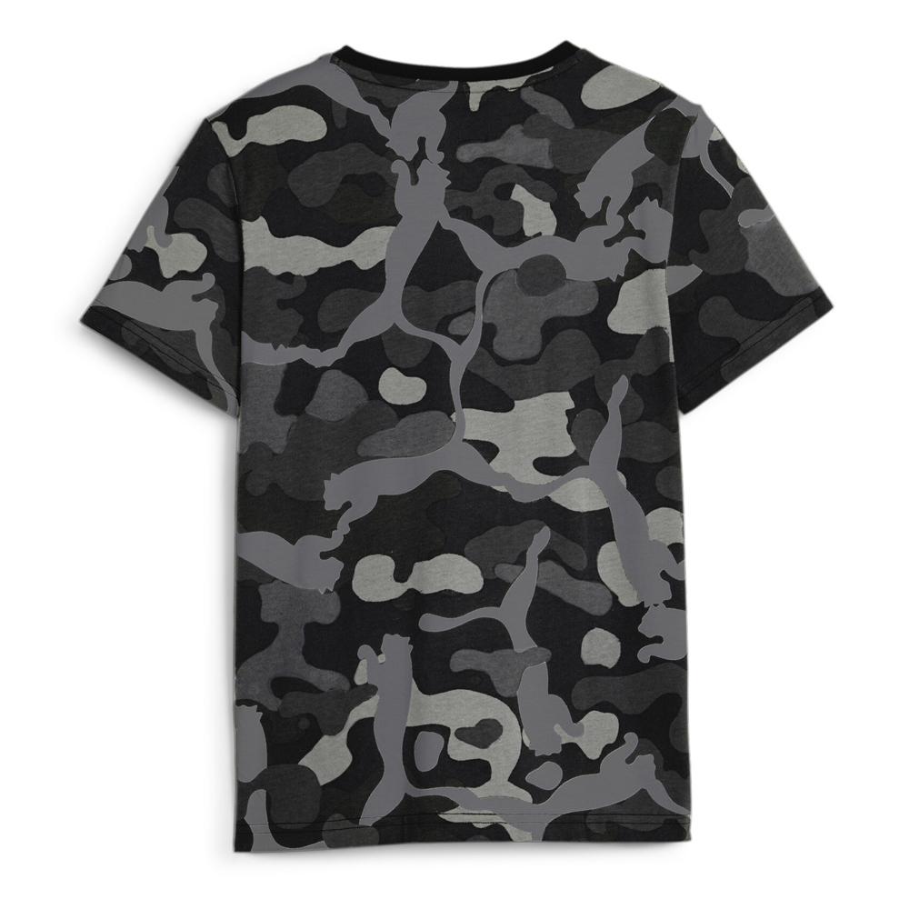 T-shirt Noir/Kaki Garçon Puma Camo vue 2