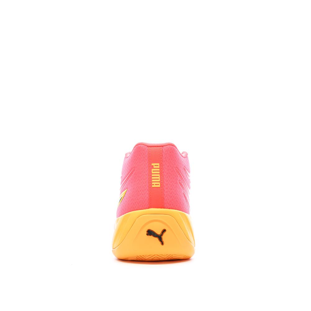 Chaussures de Basketball Roses/Oranges Homme Puma Court Pro vue 3