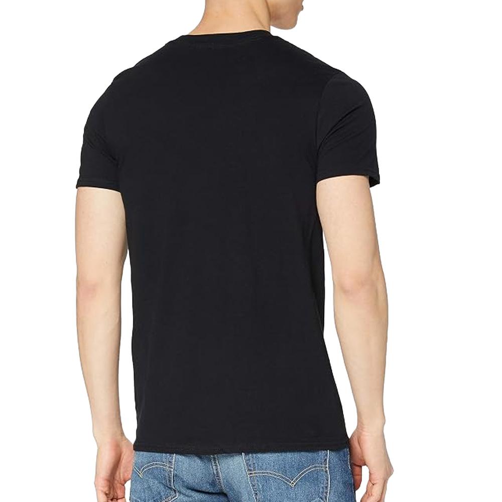 T-Shirt Noir Homme Dc Comics Flash Line vue 2